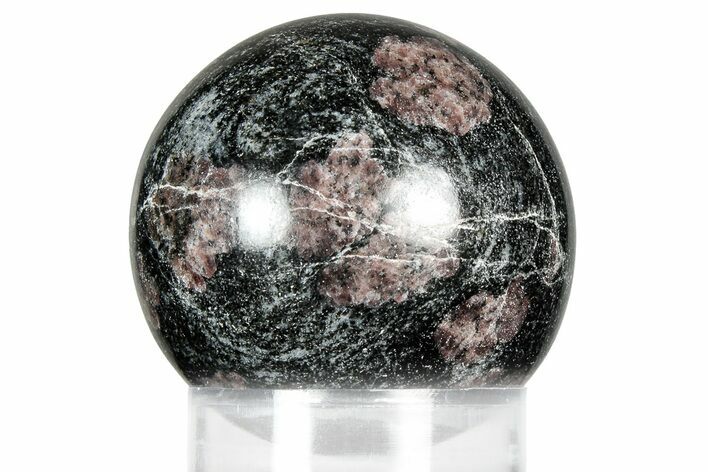 Polished Spinel in Granite Sphere - India #359772